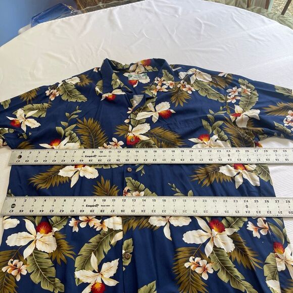 Two Palms Hawaiian Button Up Shirt Size 2XL - Picture 3 of 5